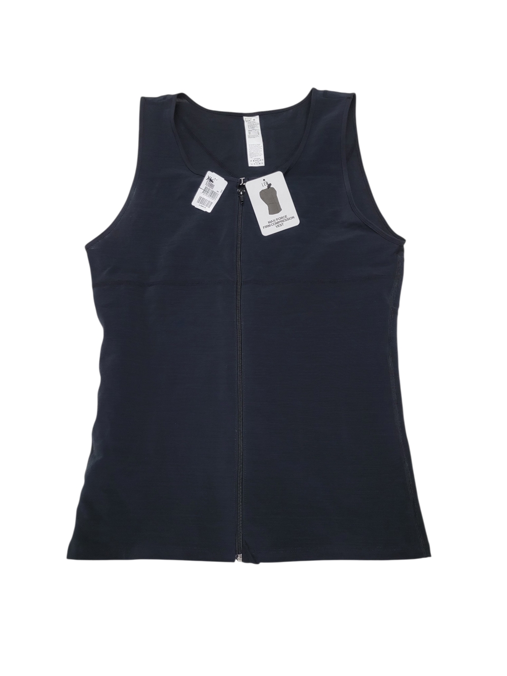 Leonisa Men's Firm Body Shaper Vest with Back Support 